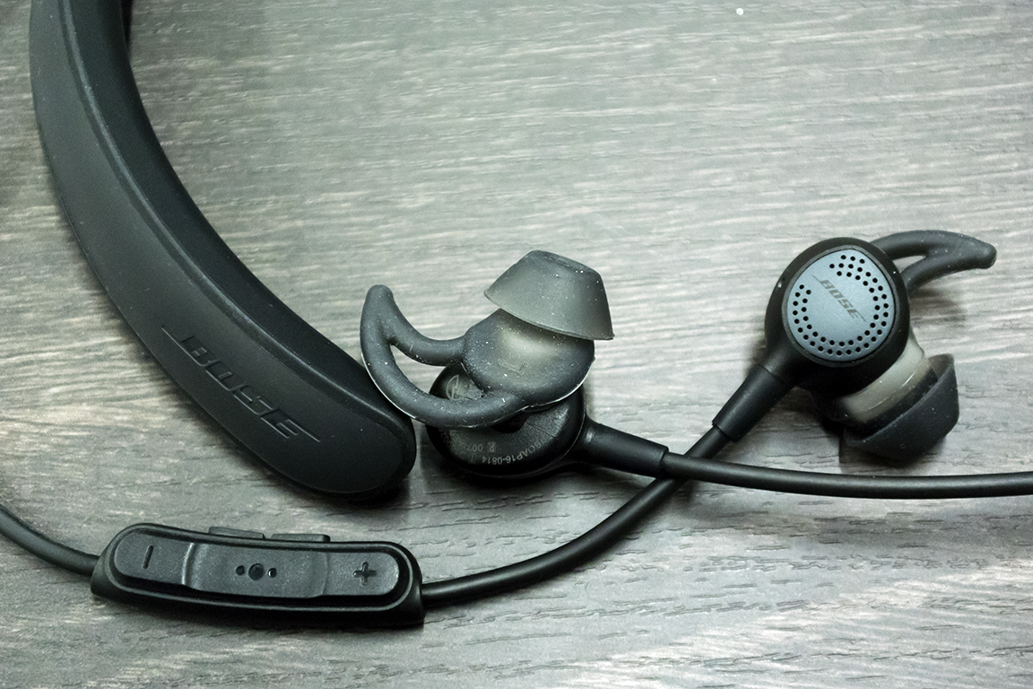 可変ノイズキャンセル機能搭載ネックバンド型Bluetoothイヤホン「BOSE