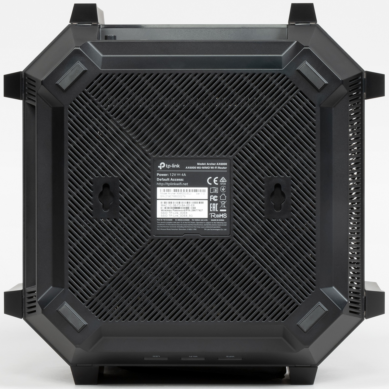 Беспроводной роутер TP-Link Archer AX6000 с поддержкой Wi-Fi 6