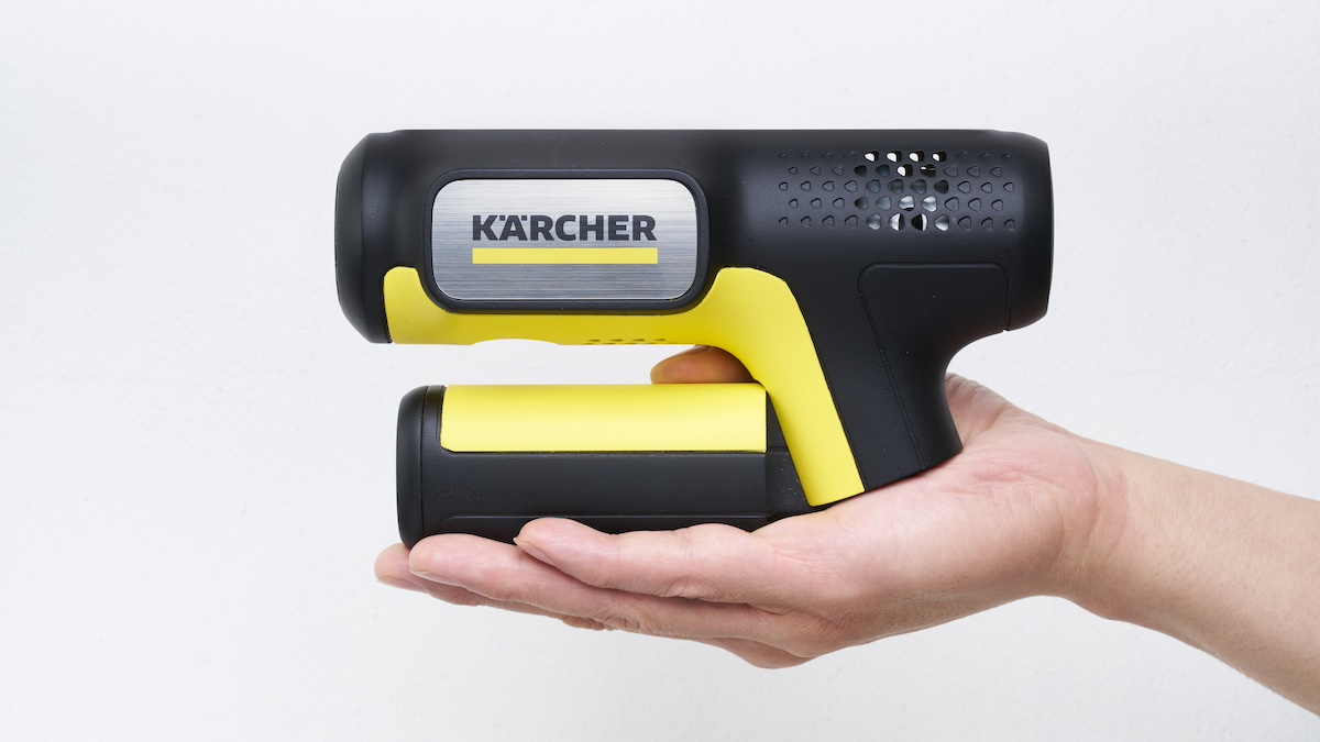 コレが令和のお掃除革命。ケルヒャーの高圧洗浄機が手のひらサイズに