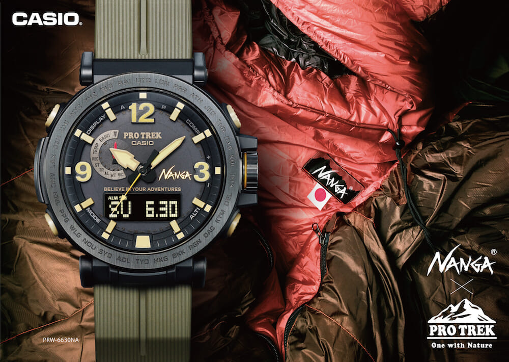 これ一本で、8000m峰14座。ナンガ×プロトレックからコラボウォッチが