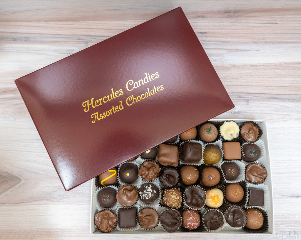 Assorted Chocolates 2 Lb – Hercules Candy and Chocolate Shop