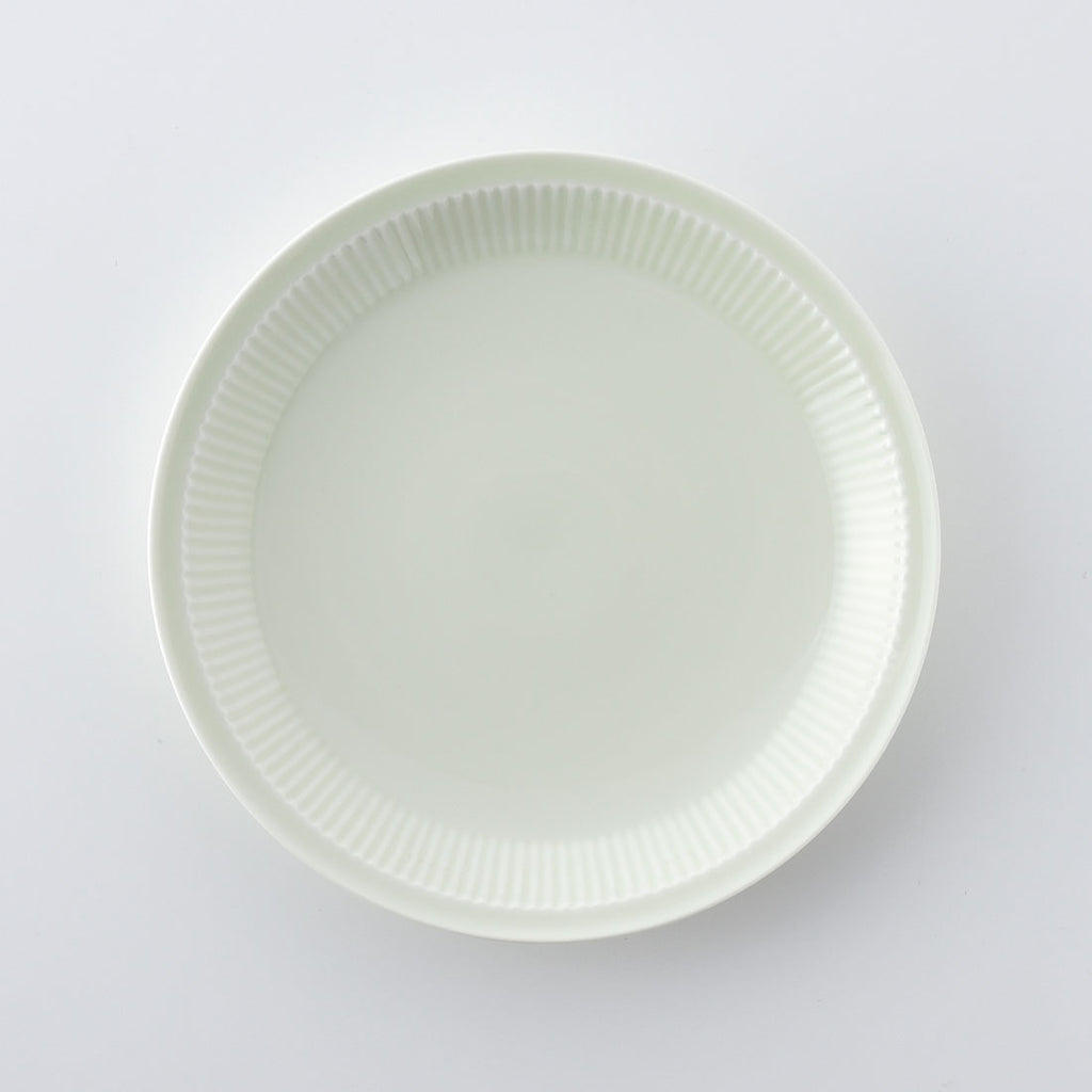 よしず彫 菜皿 黄磁釉 | 白山陶器直営オンラインストア