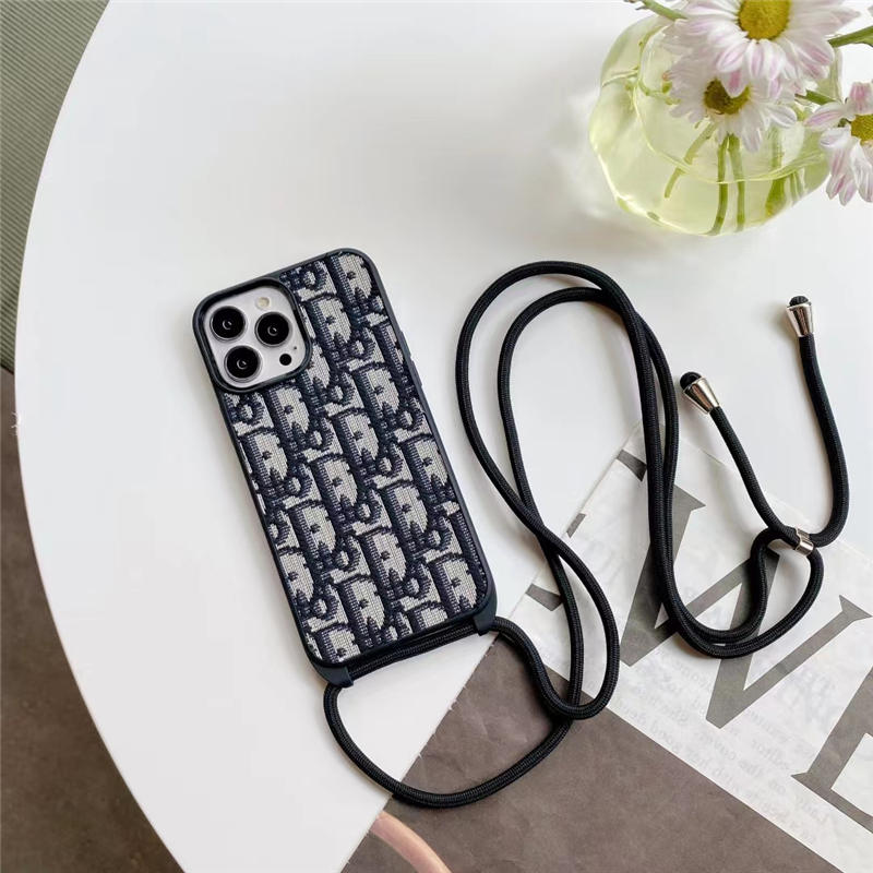 ディオール iphone16/16pro/15 ショルダー ケース diorパロディ