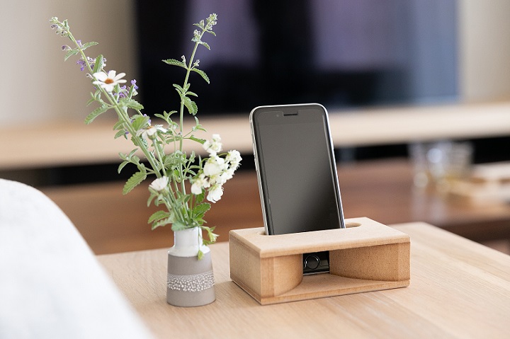 スマホ用エコスピーカー - HASEHIRO AUDIO バックロードホーン ー 奇跡