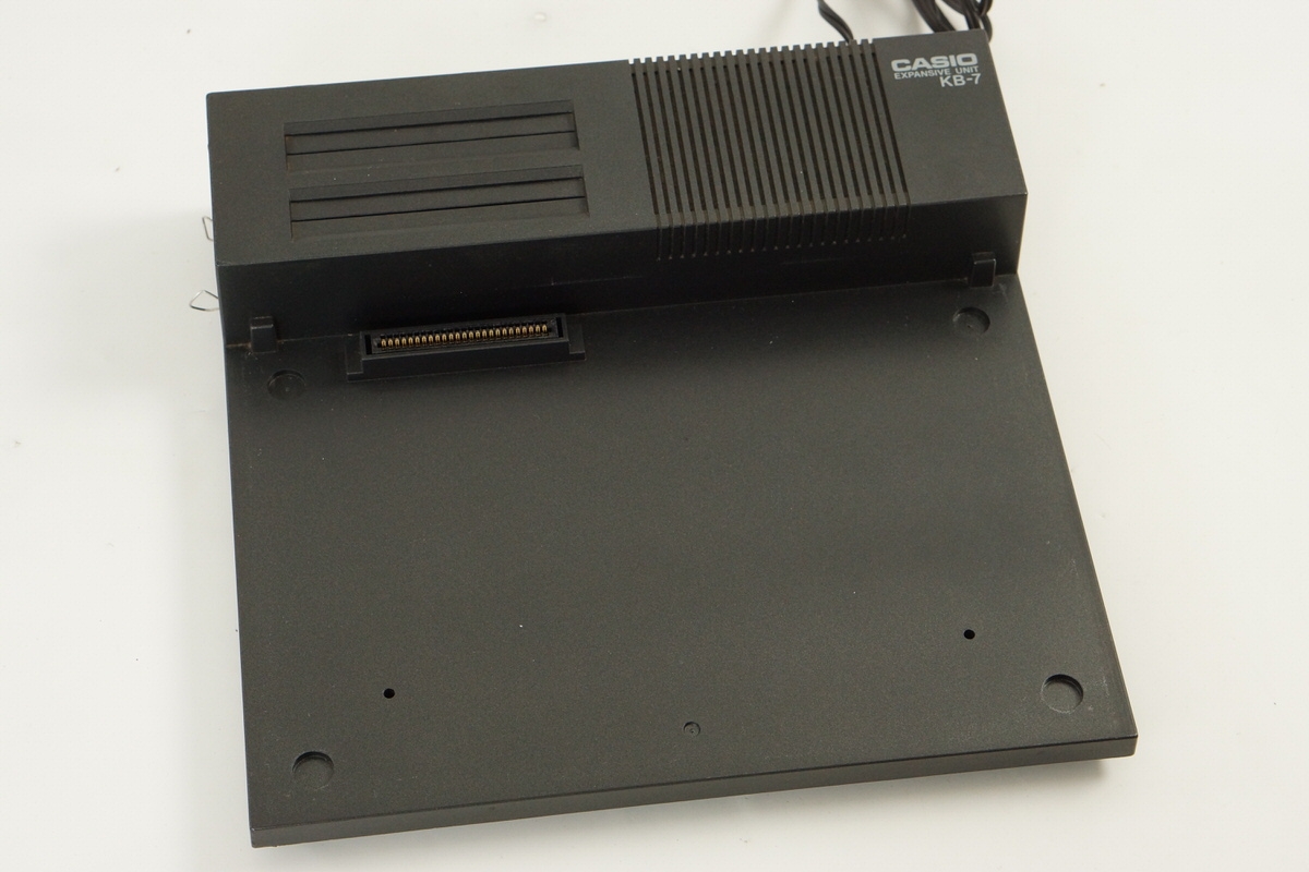 CASIO MSX PV-7 Personal Computer with Expansive Unit KB-7 Tested