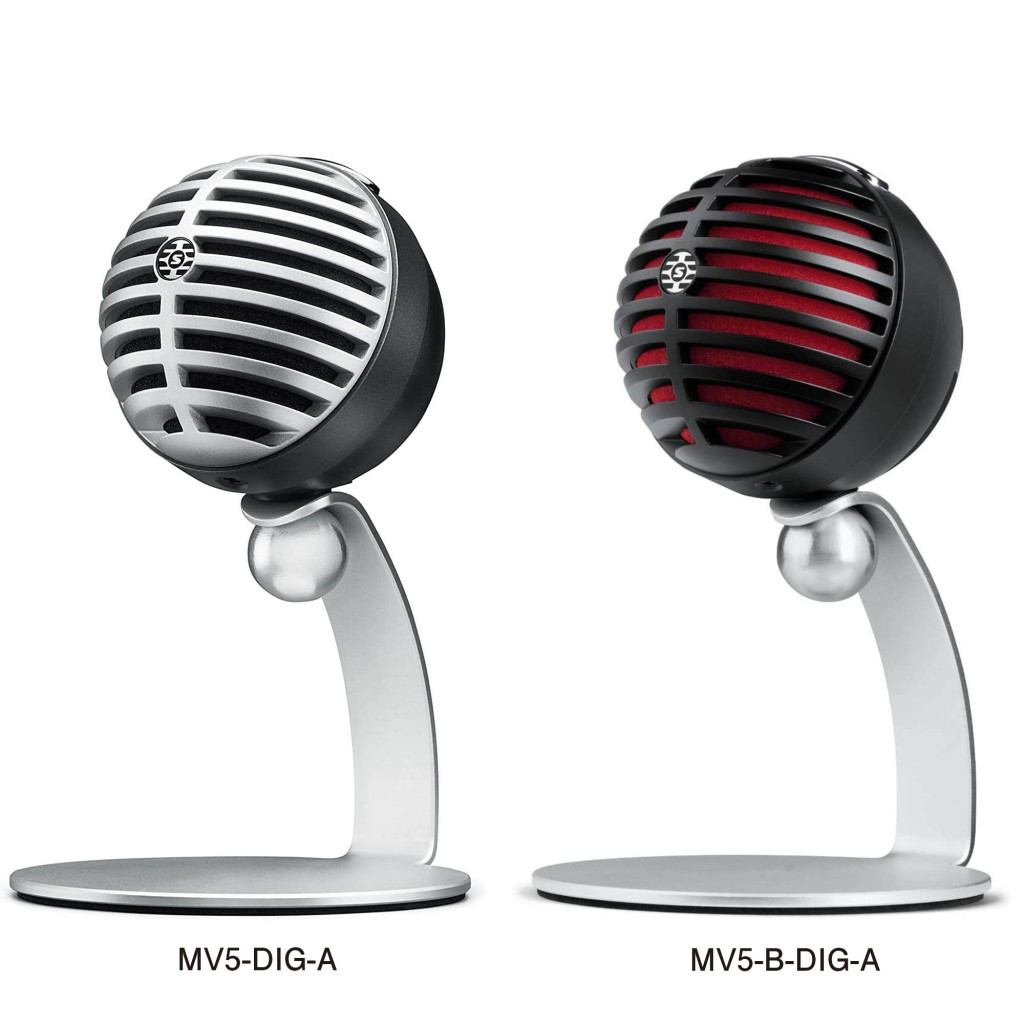 MV5-DIG-A/MV5C - Shureワイヤード・マイクロホン - ヒビノインター