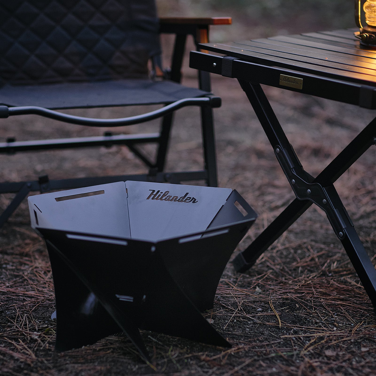 焚き火台 六花(りっか)Black Edition 焚火 コンパクト バーベキュー