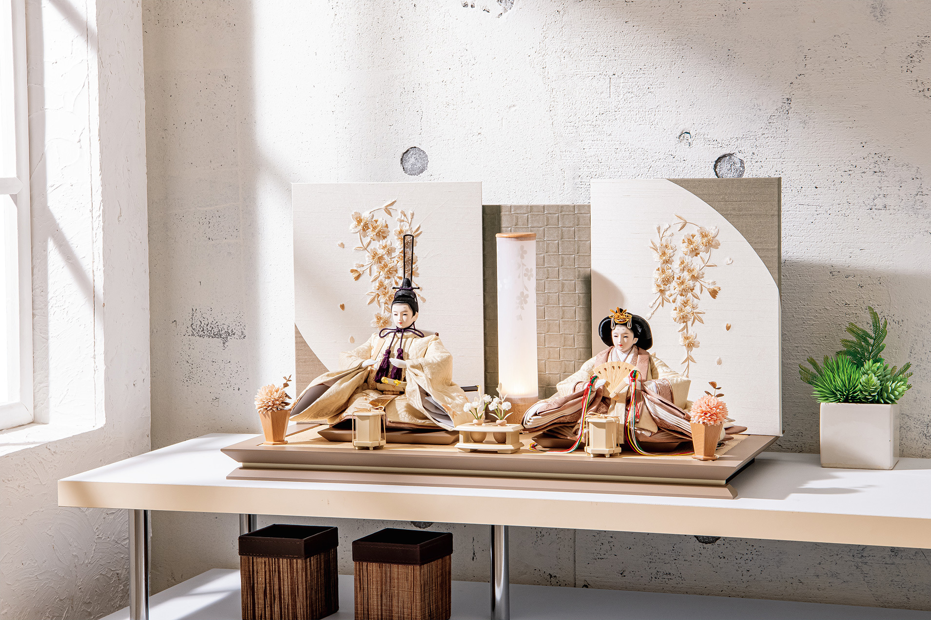 雛人形 十五人七段飾りセット 【P87116】 永く節句を祝うにふさわしい