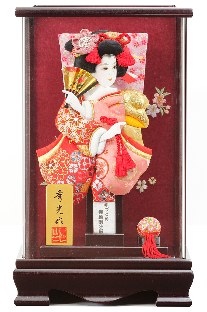 羽子板ケース入り飾りセット【A1802】インターネット店だけ☆限定販売