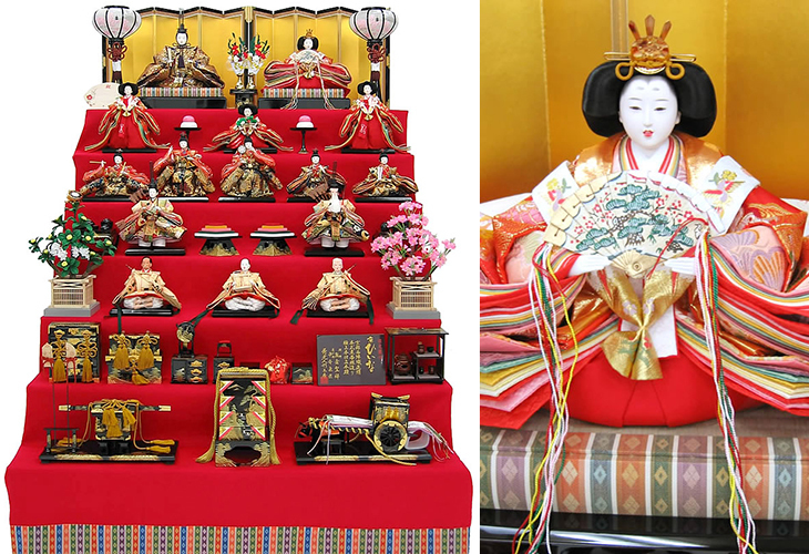 雛人形 ひな人形衣裳着十五人七段飾りセット秀光オリジナル限定品