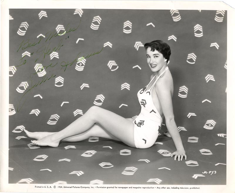 Julie Adams - Autographed Inscribed Photograph | HistoryForSale