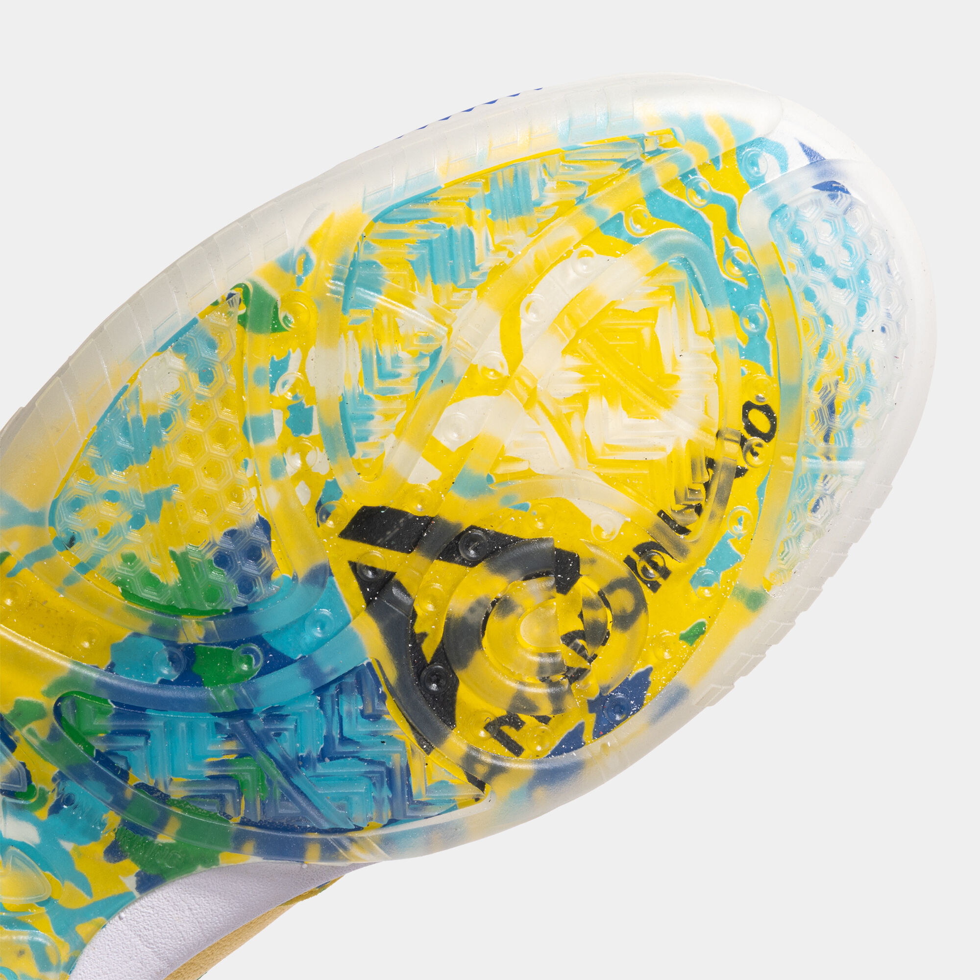 Sapatilhas futsal Top Flex 24 Amandinha indoor branco amarelo | JOMA®
