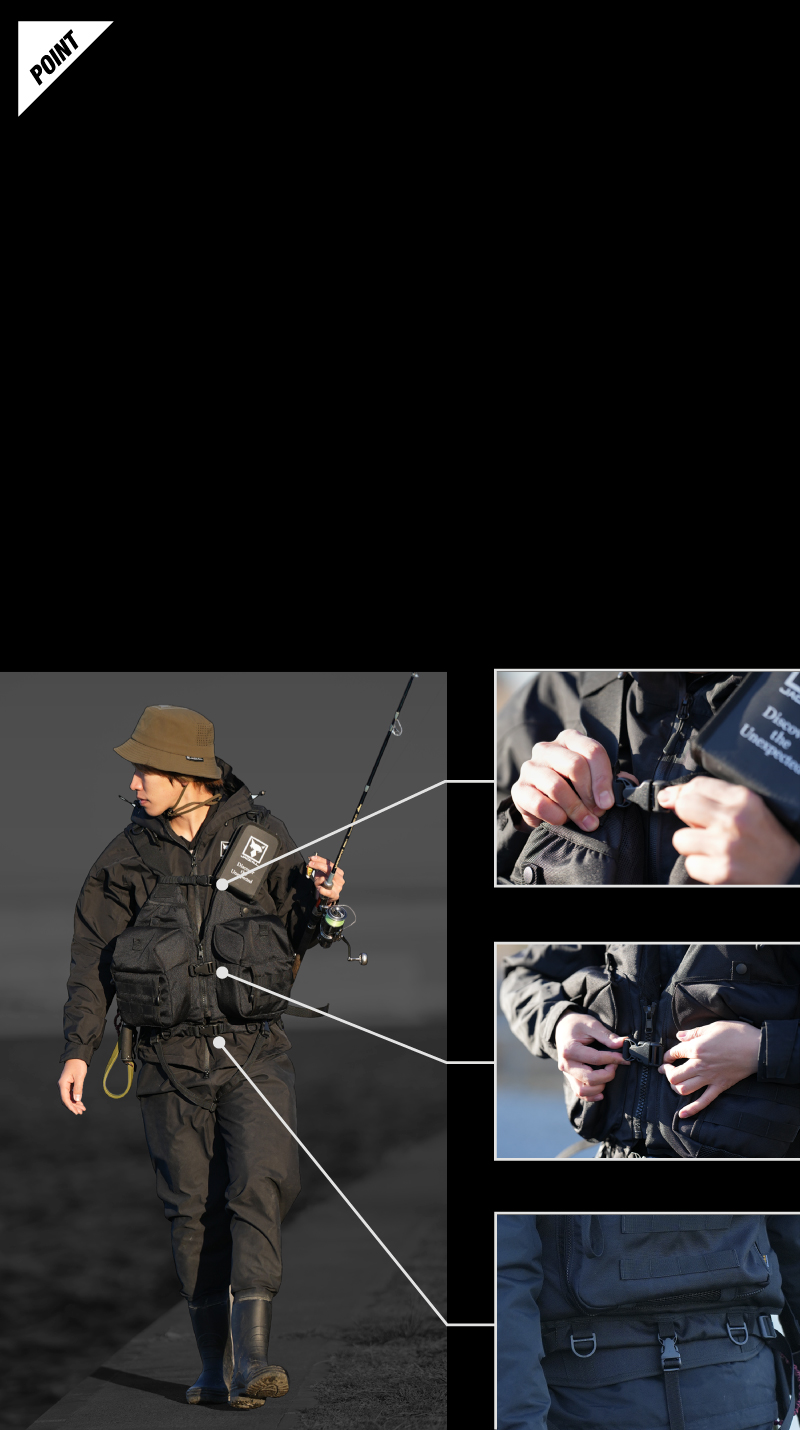 VERSATILE GAME VEST/バーサタイルゲームベスト - SALT WATER 海釣り