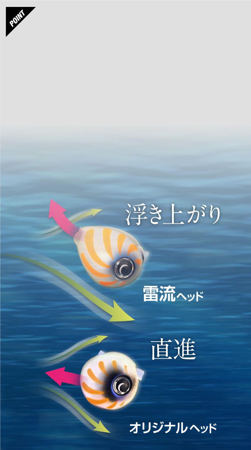 TGビンビン玉スライド雷流ヘッド NEO - SALT WATER 海釣り｜JACKALL