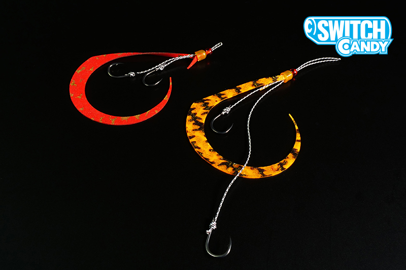 ビンビンスイッチ キャンディ スペアラバーフックセット - SALT WATER