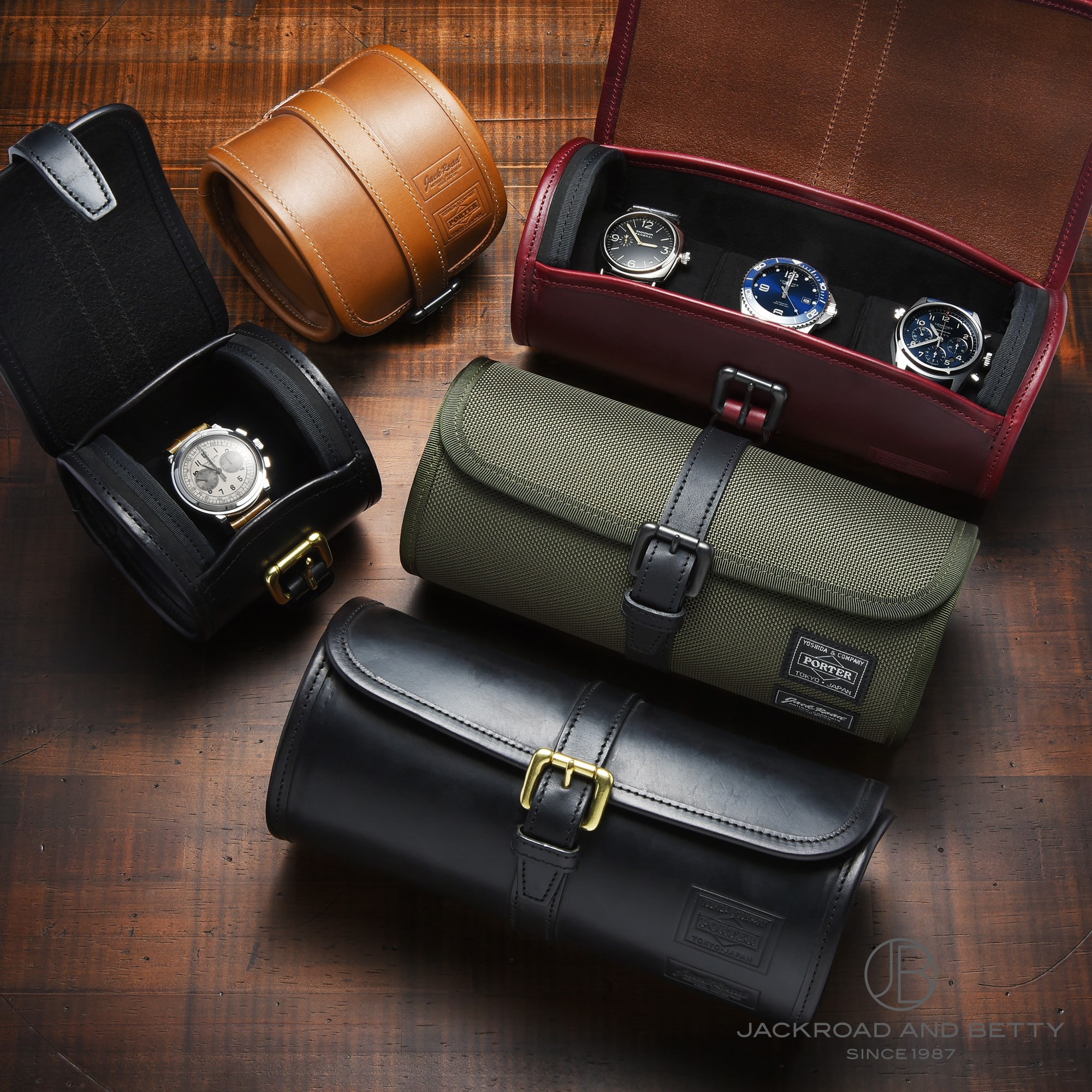 JackRoad×PORTER コラボレーション オリジナル ウォッチケース[navy