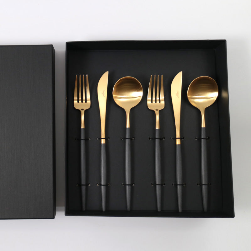 クチポール カトラリー GOA ディナー3本 ギフトセット ホワイト