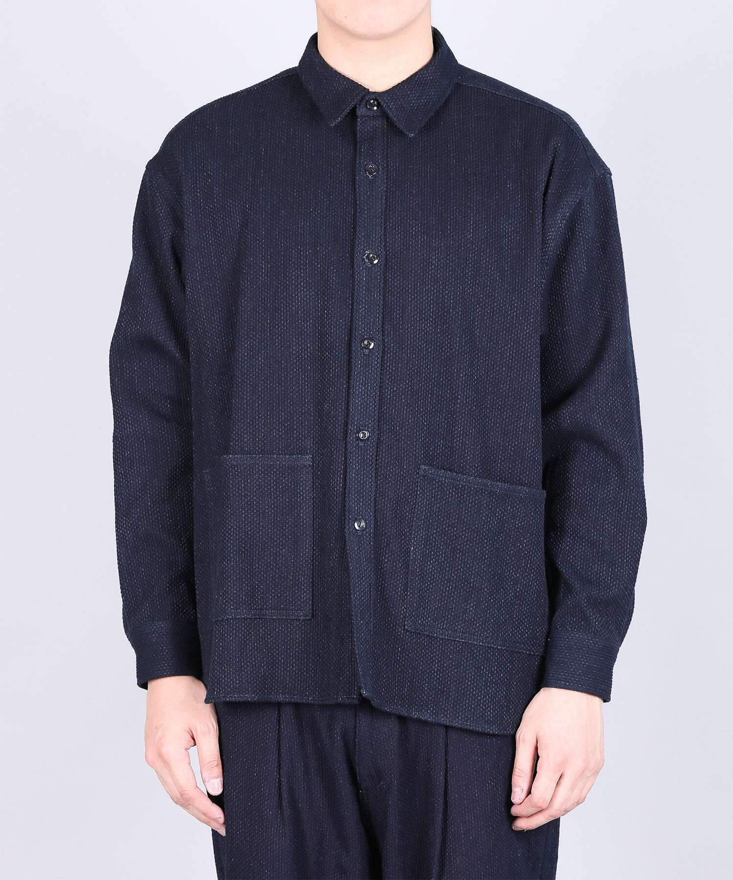 Sashiko Big Shirt Jacket