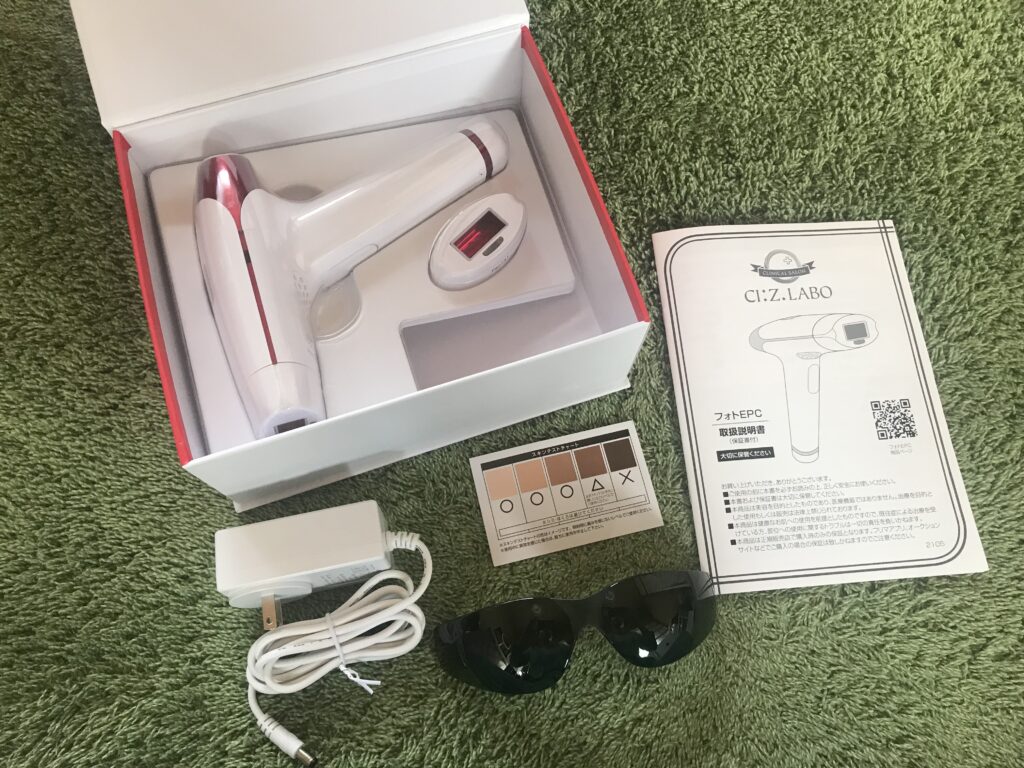 シーズラボ・フォトEPC｜光脱毛器とフォト美顔器が1台に！｜効果に