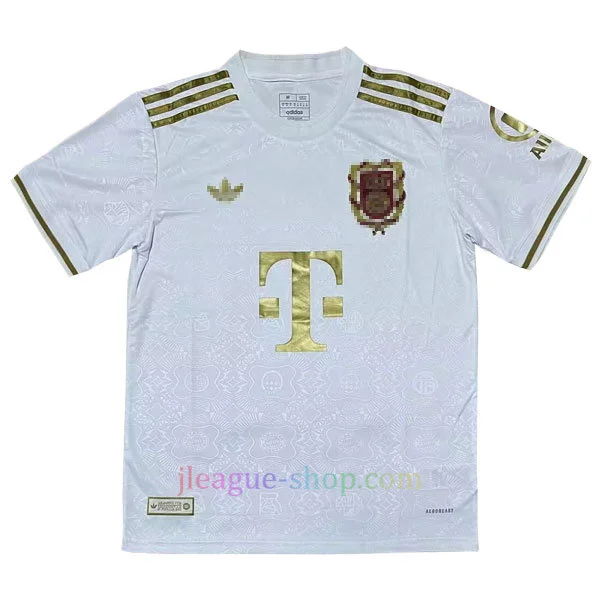 バイエルンミュンヘン125周年ユニフォーム2025白ゴールド - J League