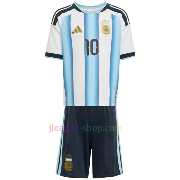 アルゼンチン代表ホームユニフォーム2026キッズリオネル・メッシ - J