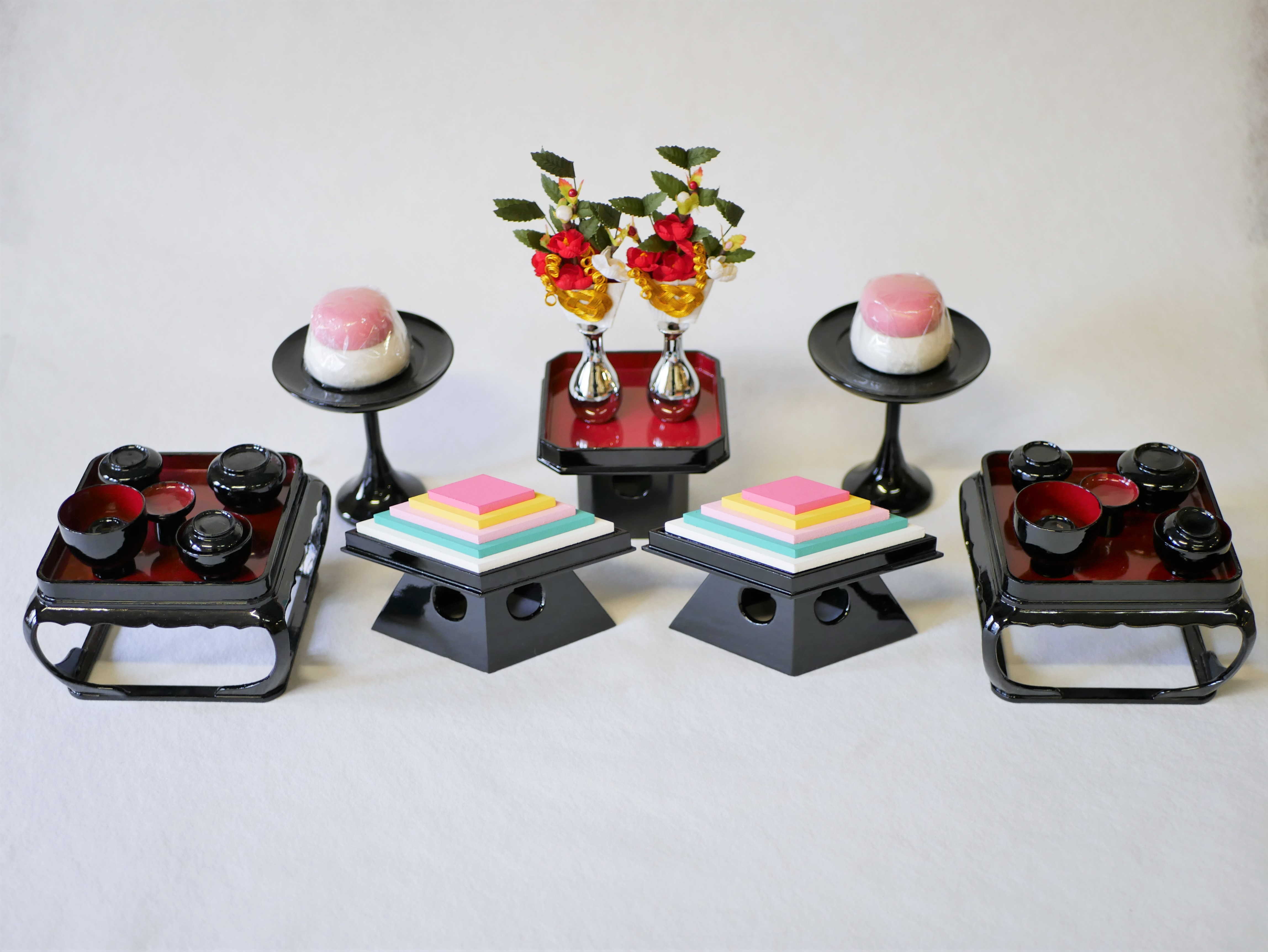 和泉の御蔵 / 掛盤膳揃40号・真塗（黒上塗）