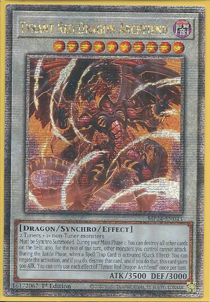 遊戯王 英語版 レッド・デーモンズ・ドラゴン・タイラント 25thレア