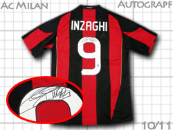 ACミラン 直筆サイン入り 2010-2011 ユニフォームショップ AC Milan O.K.A.