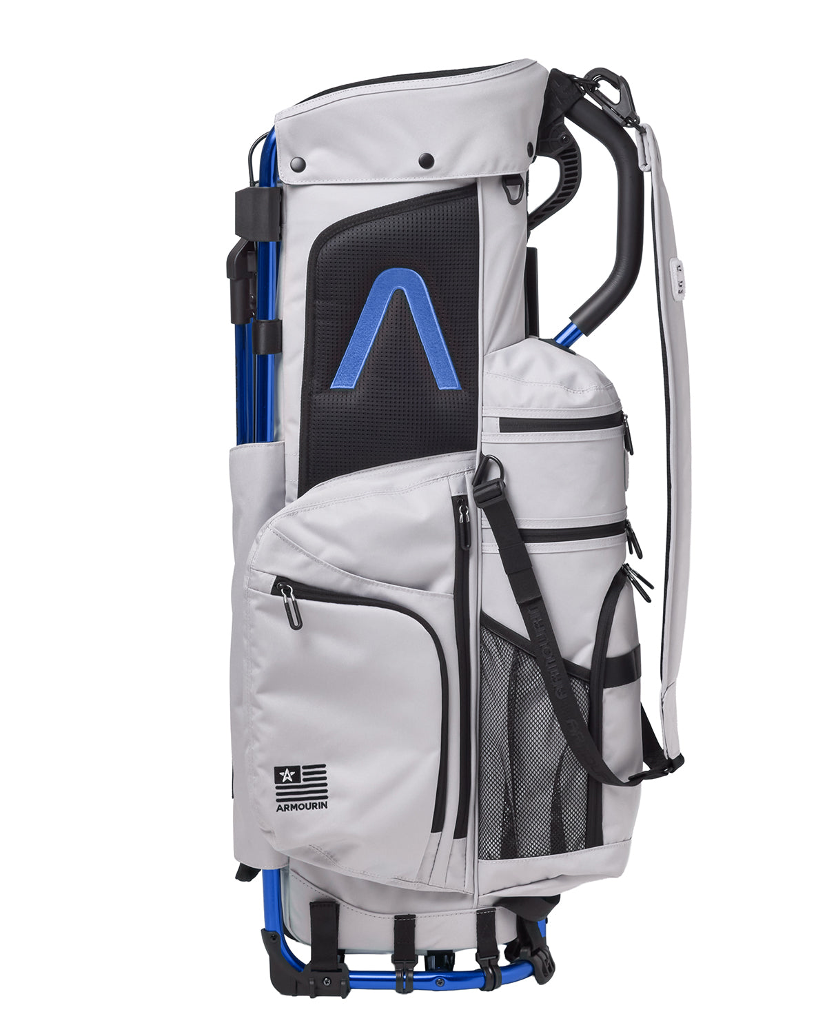 ARMOURIN アーマーイン] ゴルフ キャディバッグ ブルーフレーム