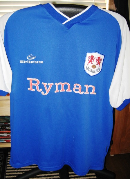 Millwall Home football shirt 2003 - 2004. Sponsored by Ryman