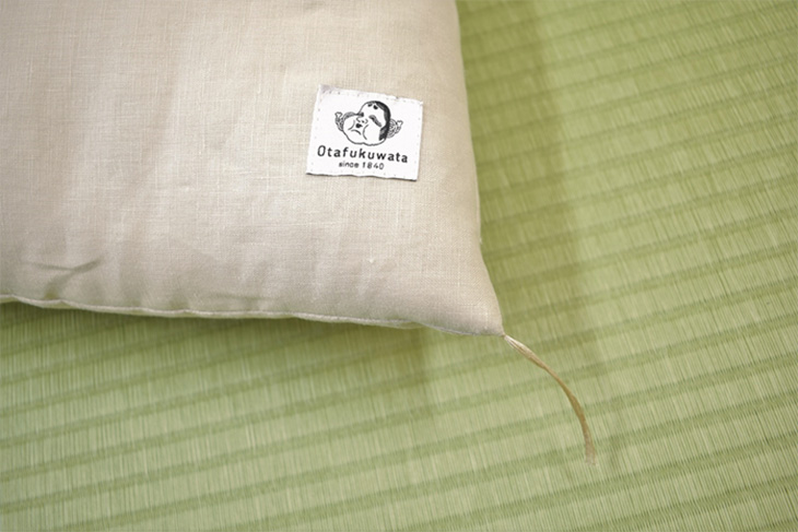 フレンチリネン3つ折り長座布団