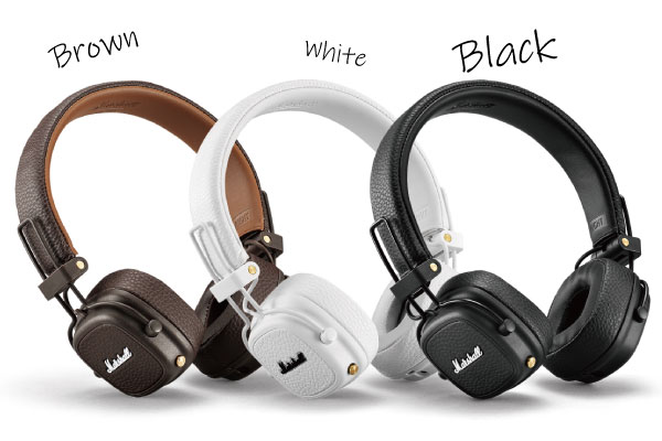 Marshall/ワイヤレスヘッドホン/MAJOR 3 BLUETOOTH【aptX対応】 全3色