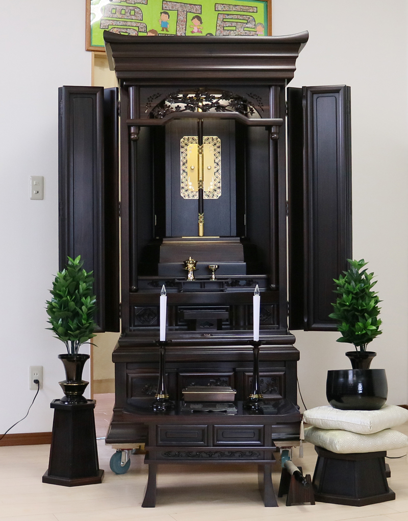 創価学会 厨子型 中古仏壇 570 「25金剛桜」金剛堂 :国産 定価