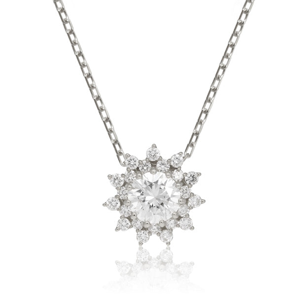 K18/Pt「クリスタル」ネックレス｜【オレフィーチェ】Orefice