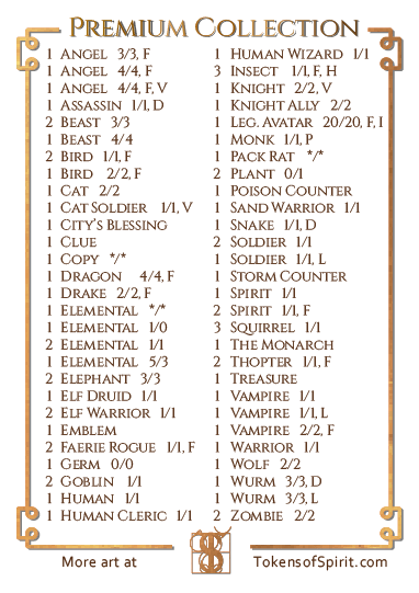 Tokens of Spirit Essential Collection - Original Magic Art