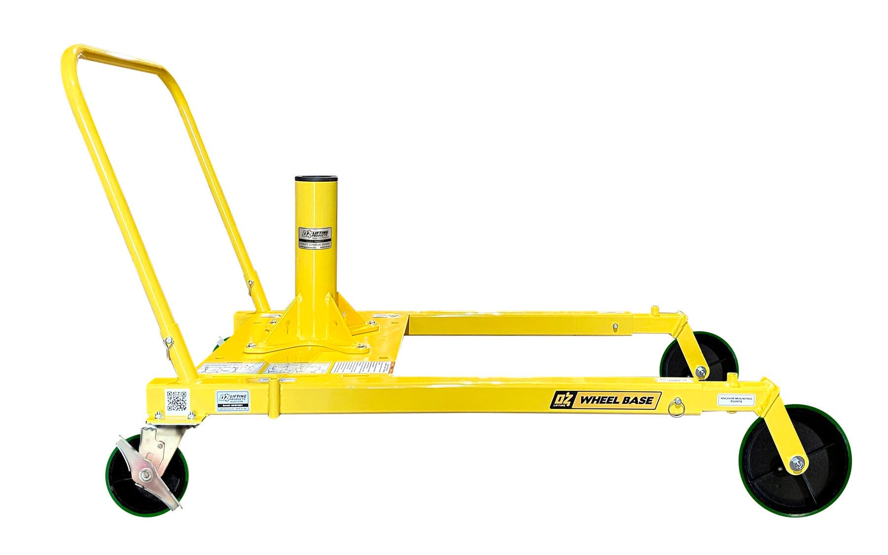 Wheel Base for use with OZTP500DAV davit crane (Pedestal base and