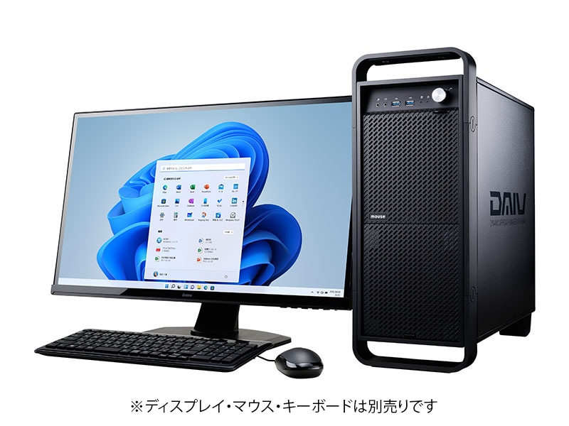 DAIV A7-3060Ti [ Windows 11 ]│クリエイター向けデスクトップ