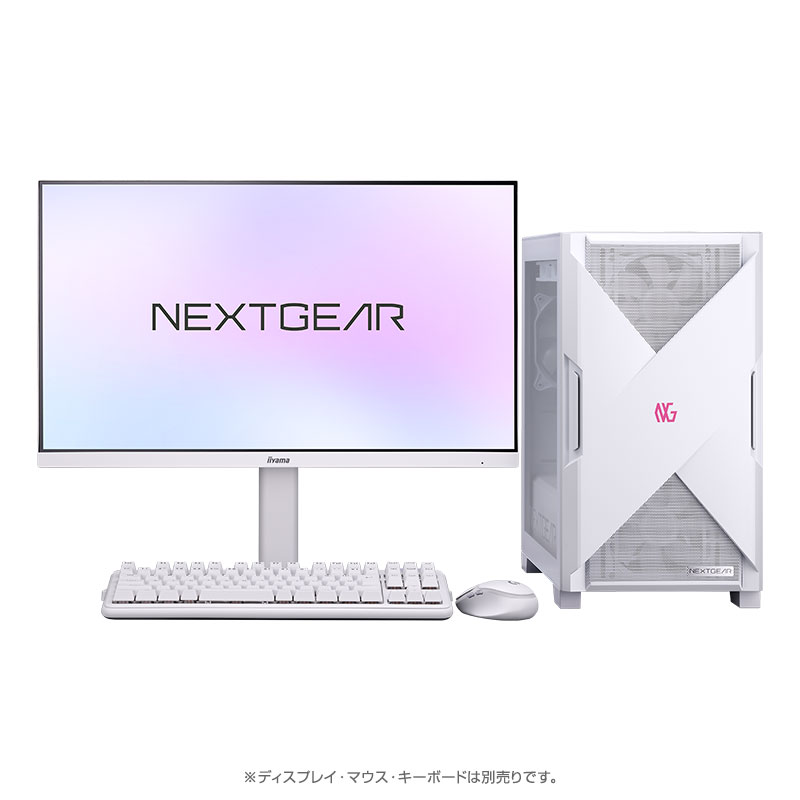 NEXTGEAR JG-A7G6T（ホワイトカラー5点セット）│デスクトップパソコン