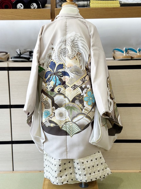 七五三 男の子四つ身着物アンサンブル 男の子 着物・長襦袢・羽織