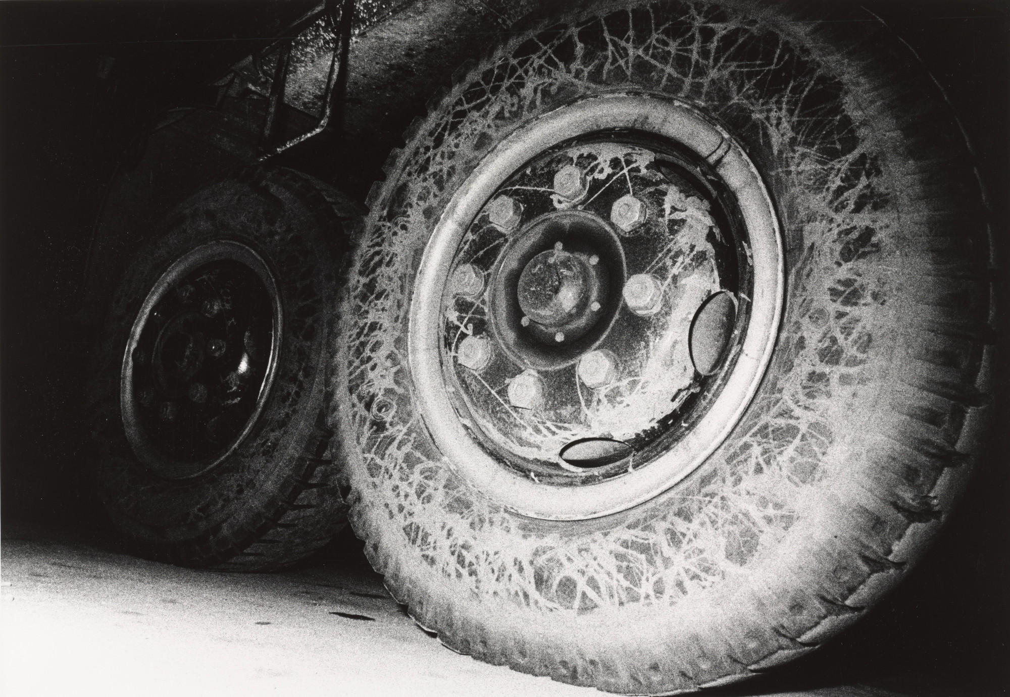 Daidō Moriyama (森山 大道). Tires, Yokkaichi. 1968 | MoMA