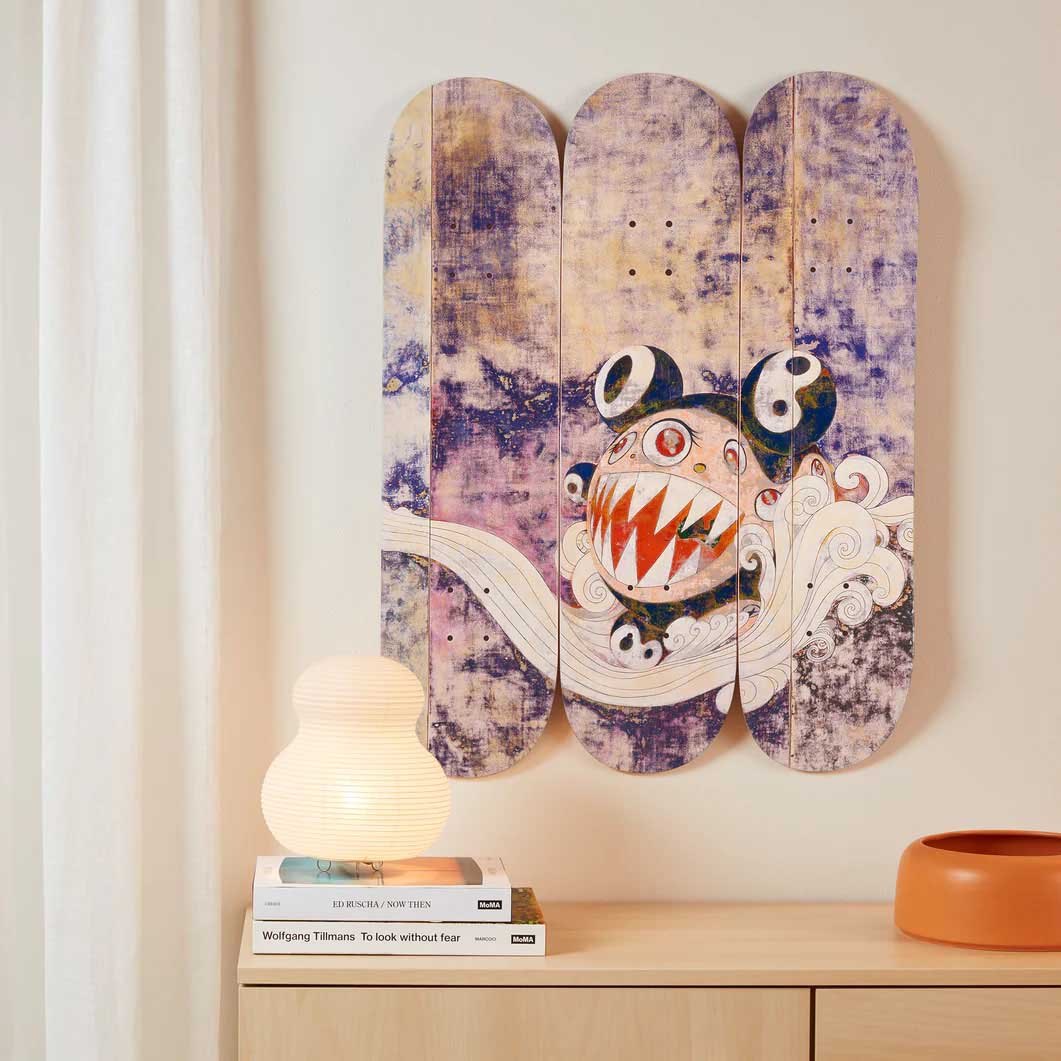 村上隆：727 スケートボード 3枚セット：ポスター & アーティスト