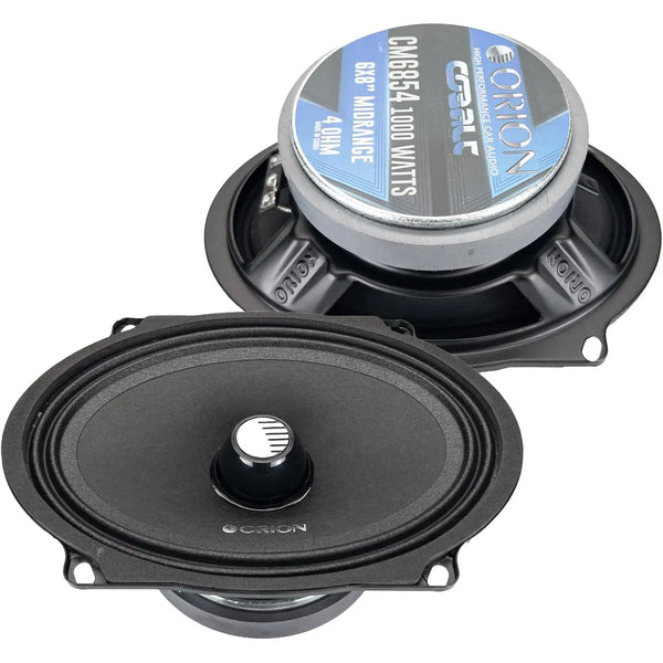 Orion CM6854 - 5x7/6x8 Inch 4 Ohm Midrange Speaker 250 Watts RMS (Pair