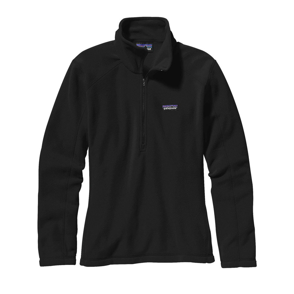 Patagonia Women's Black Micro D 1/4-Zip | Corporate Patagonia Jacket
