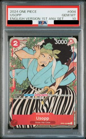 PSA10】ウソップ [英語版] (1st anniversary set) {OP01-004} - magi