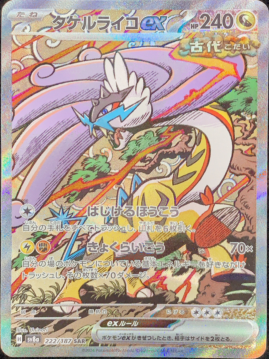 タケルライコex (SAR) {222/187} [SV8a/テラスタルフェスex] [SV