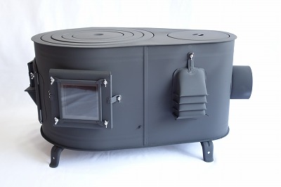 タマゴ型3面窓付薪ストーブ”FIRE SIDE”キャンプセット 商品