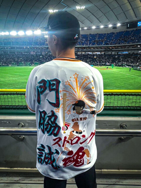 門脇誠選手、リアル人物刺繍【読売ジャイアンツ】 – お客様の声 – 刺繍