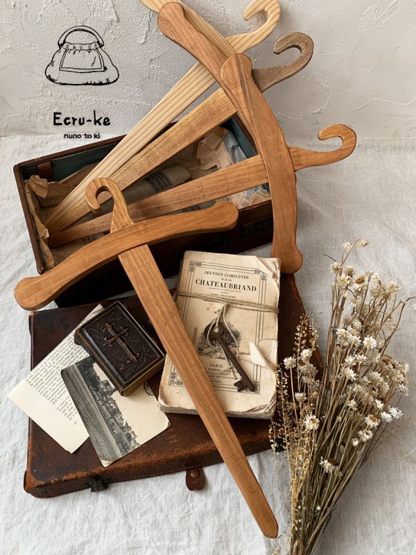 北欧 アンティーク木製クロスハンガー cross and border-アンティーク