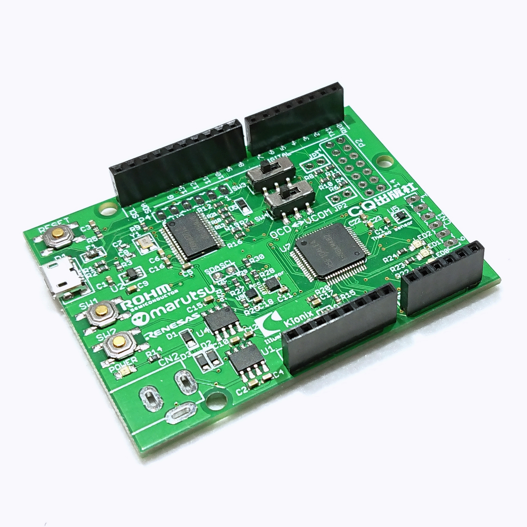 C言語ですぐに動かせるIoTの学習用マイコン・ボード「センサー