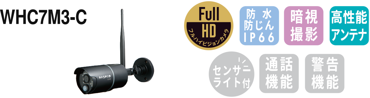 アンテナ延長ケーブルセットを使用したい（WHC-A5C）｜マスプロ電工